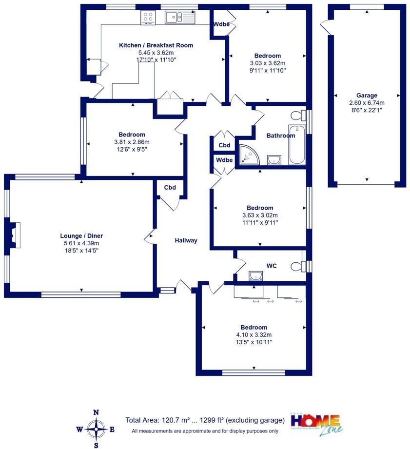 Cranemoor Avenue, Highcliffe on Sea floorplan