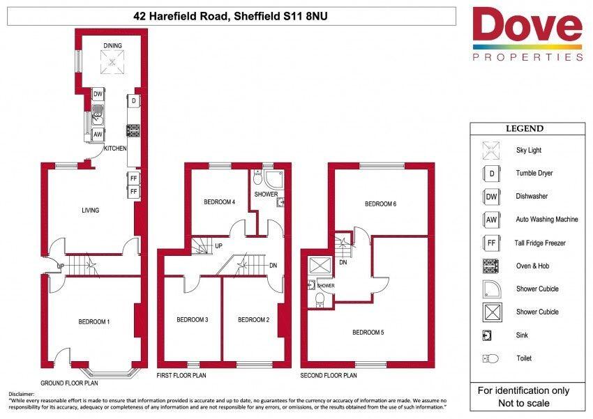 42 Harefield Road, Ecclesall floorplan