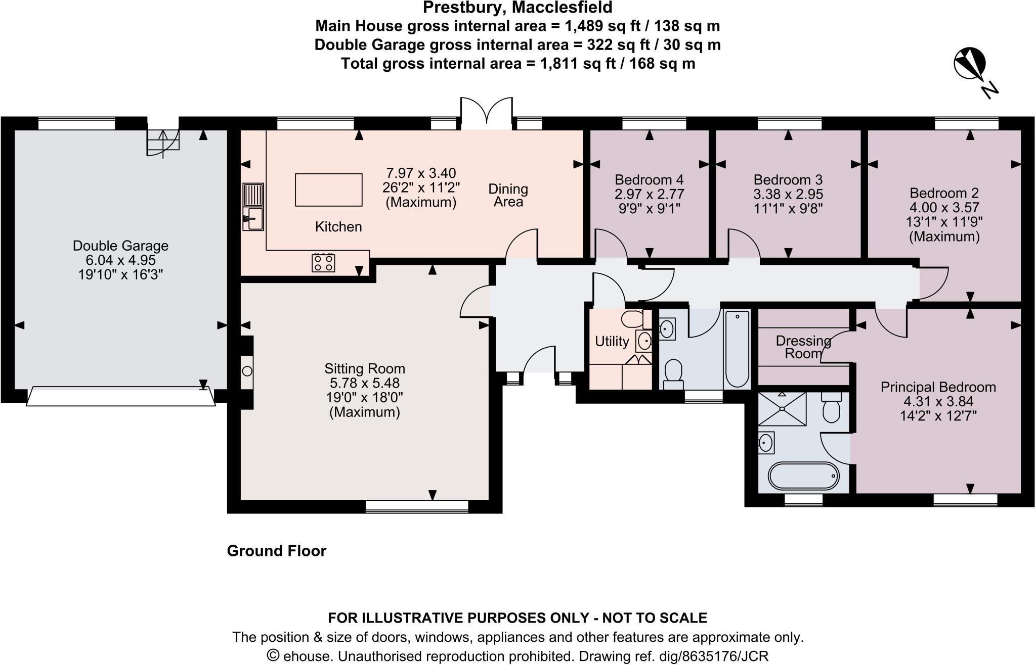 1, Southfield, Prestbury, Macclesfield, Cheshire, SK10 floorplan
