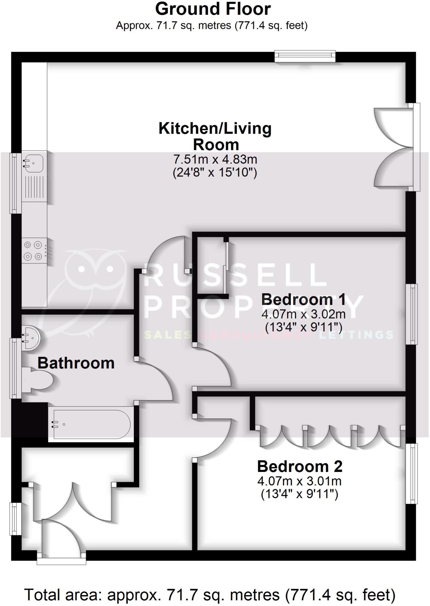 Kiffin Road, Bishop's Stortford, Hertfordshire, CM23 floorplan