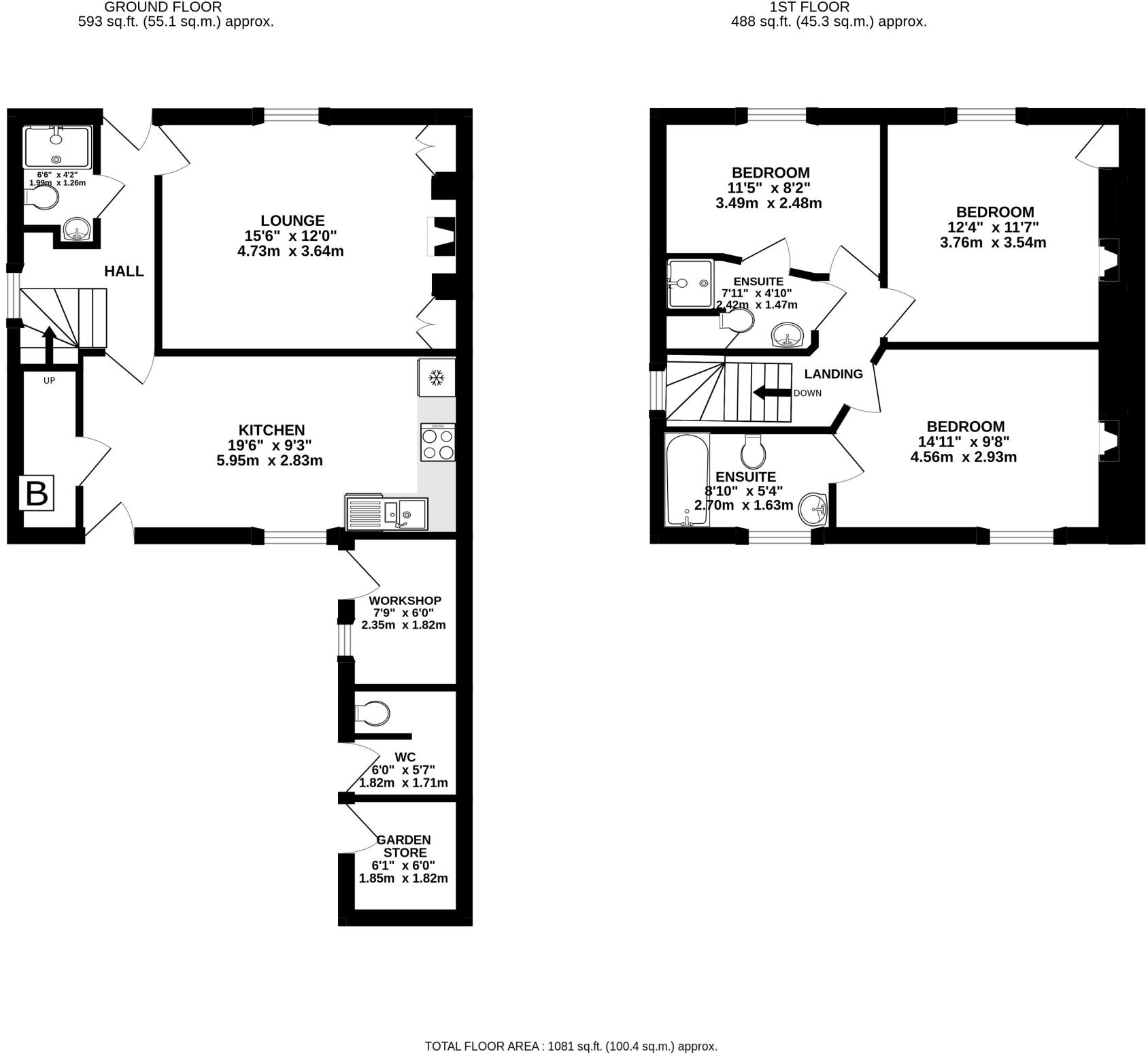 St. Saviours Lane, Padstow, PL28 floorplan