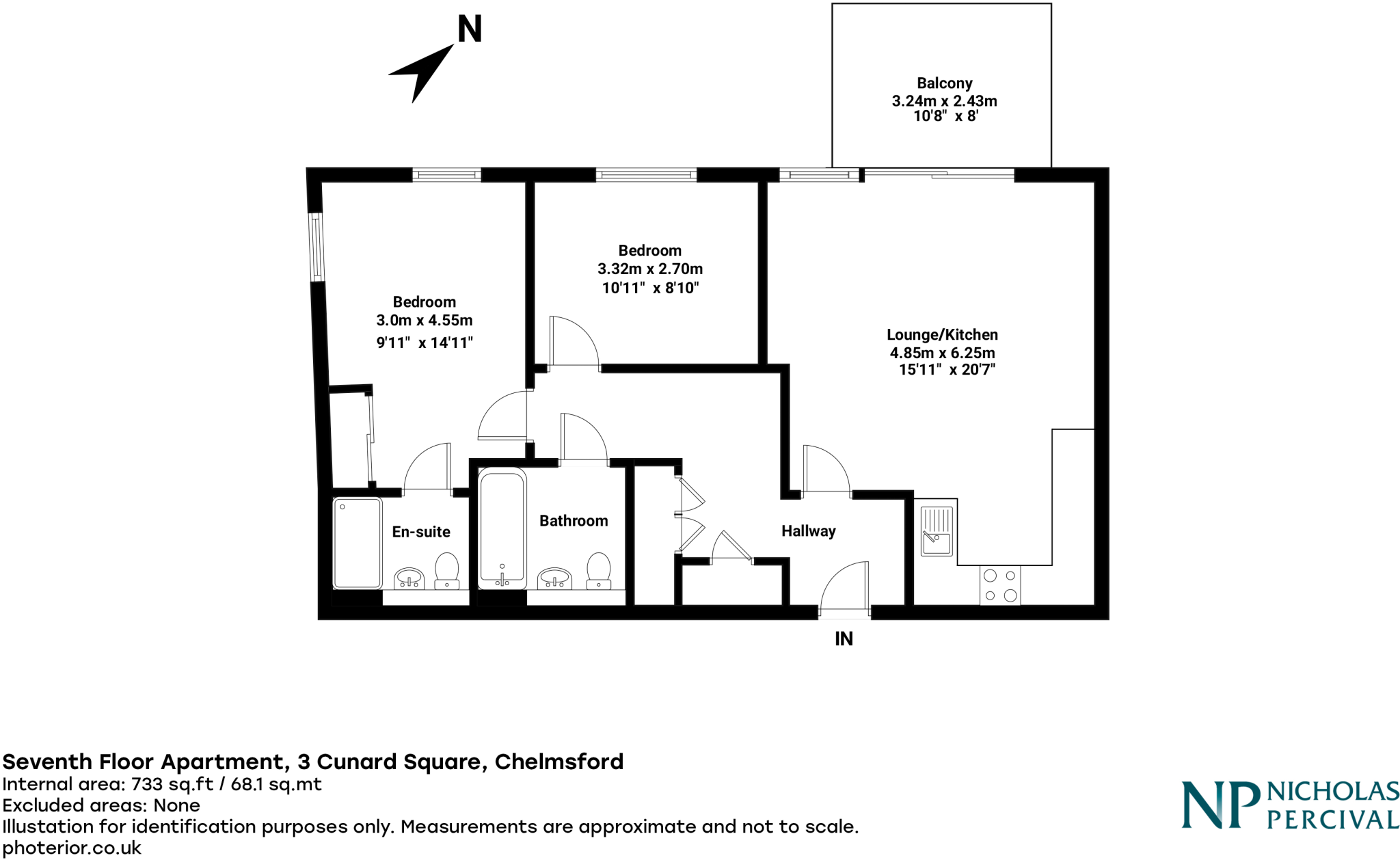 Cunard Square, Chelmsford floorplan