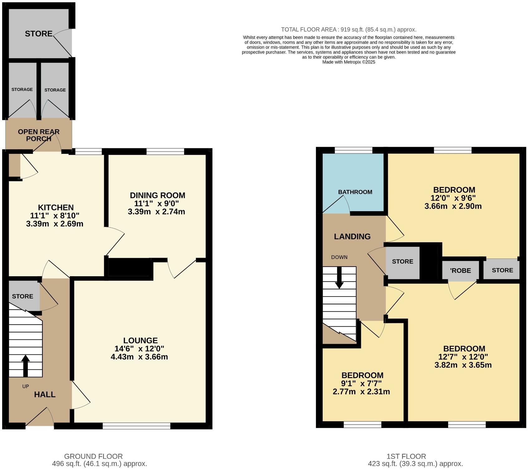 Goodwood Crescent, Leicester, LE5 floorplan