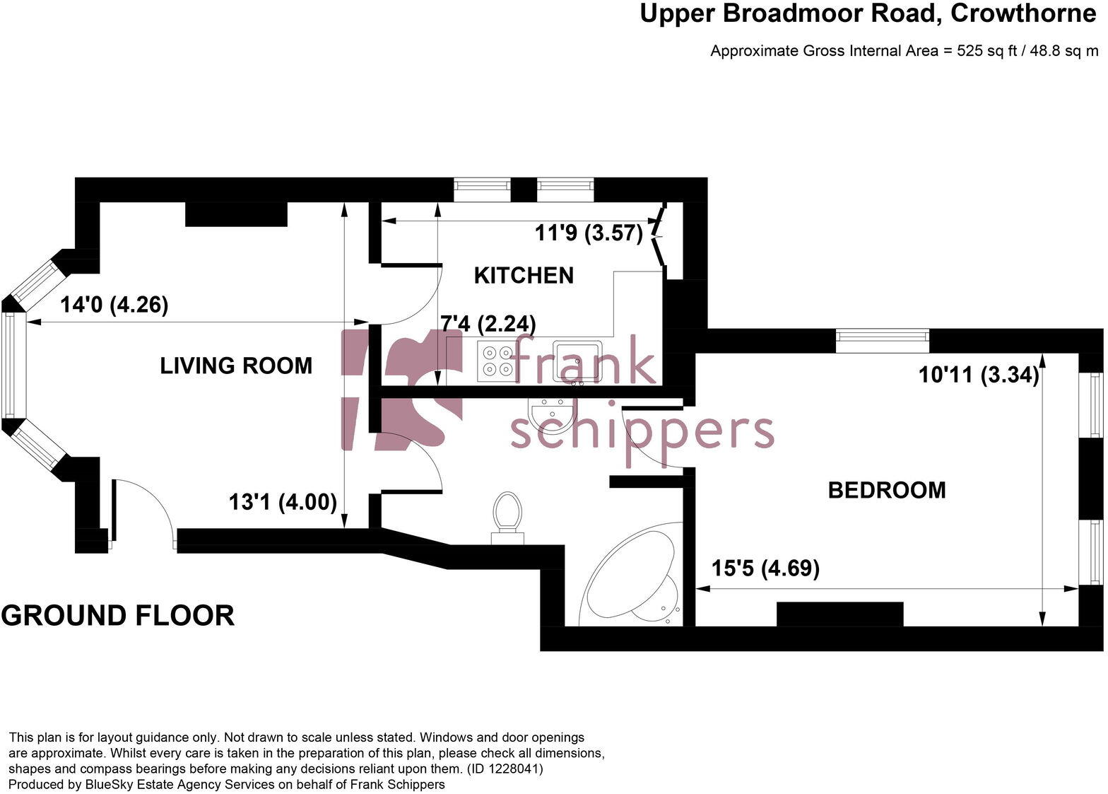 The Pines, Upper Broadmoor Road, Crowthorne, Berkshire floorplan