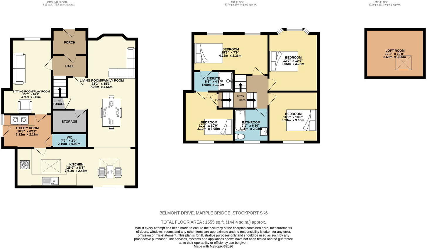 Belmont Drive, Marple Bridge, Stockport SK6 floorplan