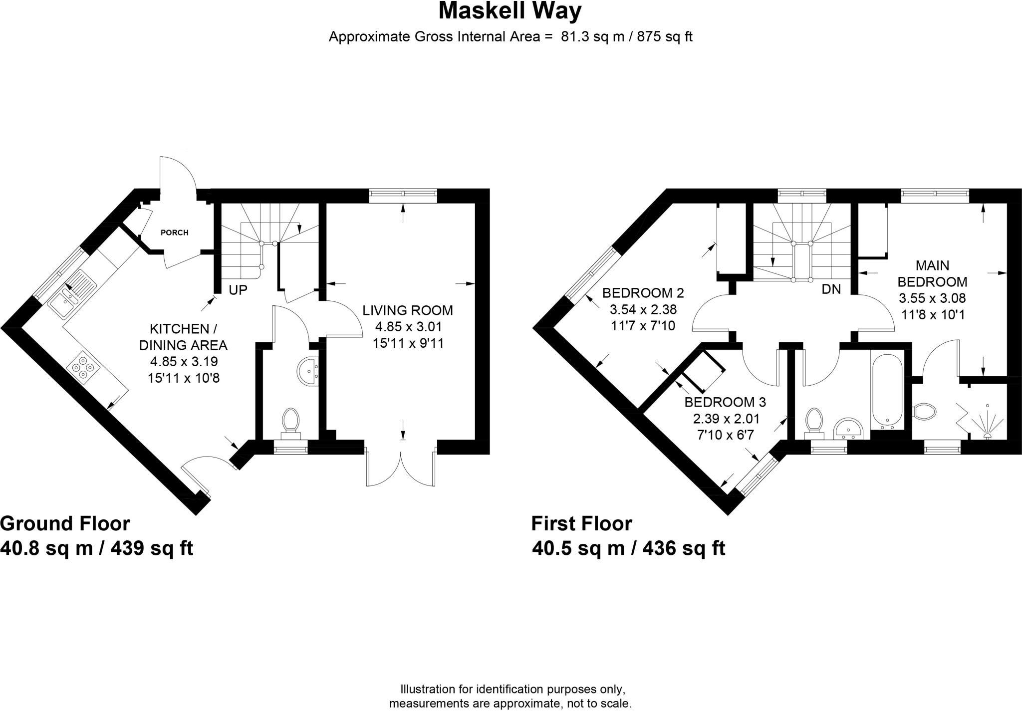 Maskell Way, Stanway, Colchester floorplan