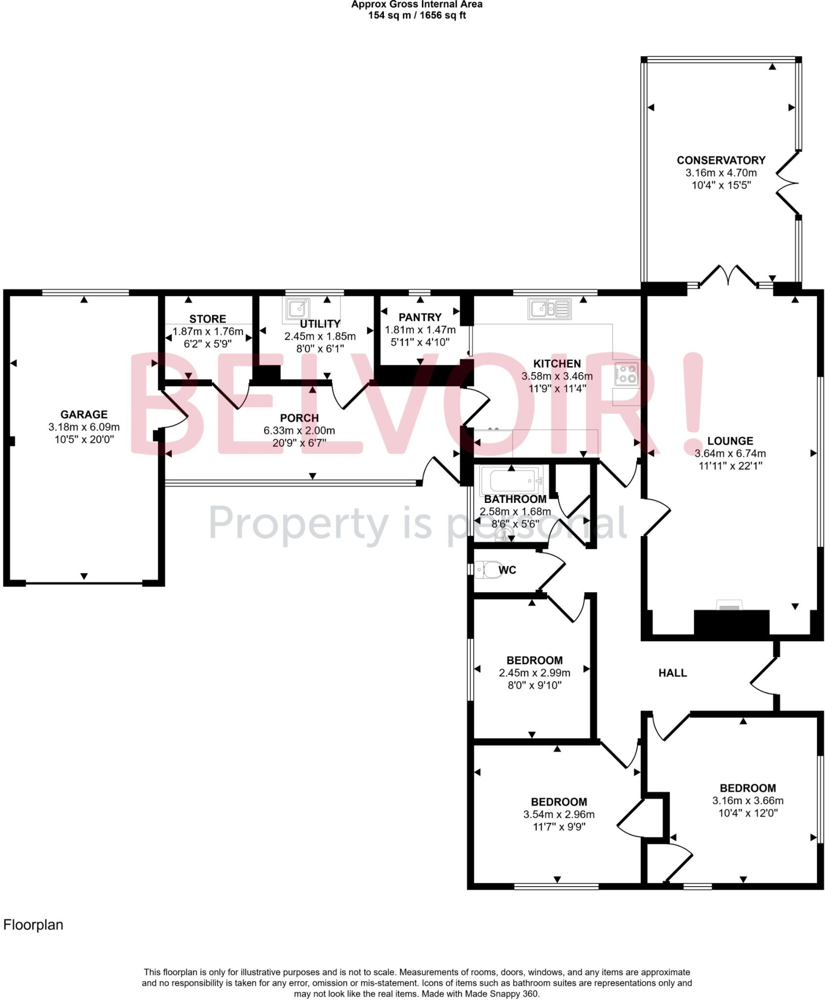 Bensgate Road, Fleet, PE12 floorplan