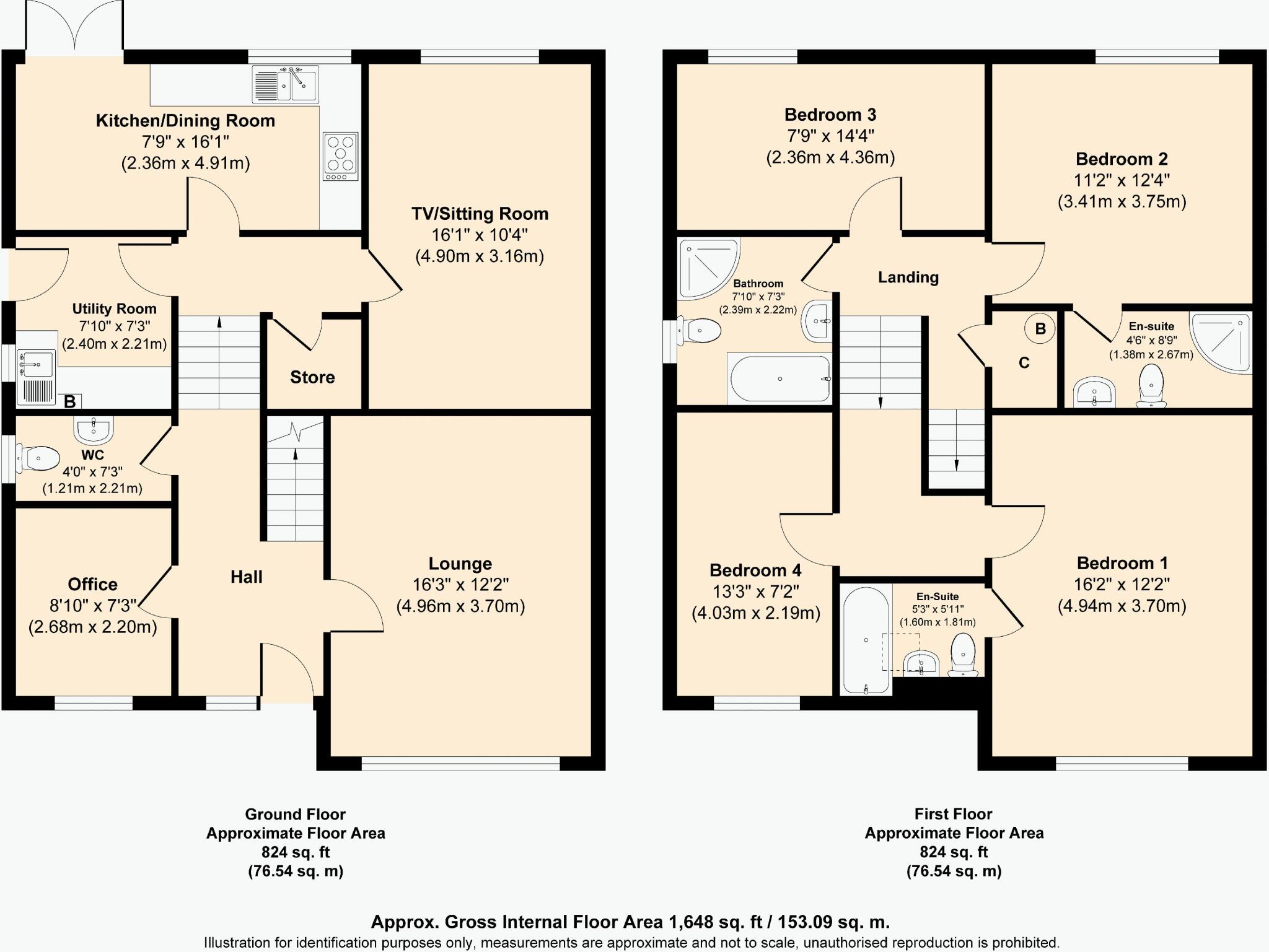 Badger Wood, Todmorden, OL14 6BB floorplan