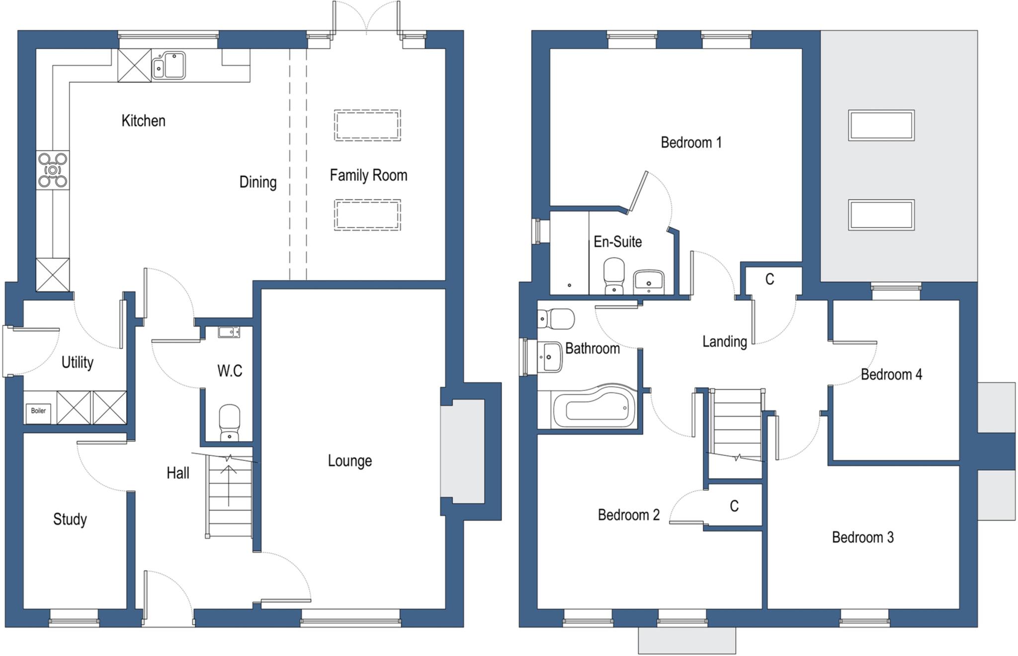 Plot 57 - North Street, Winterton, North Lincolnshire, DN15 floorplan