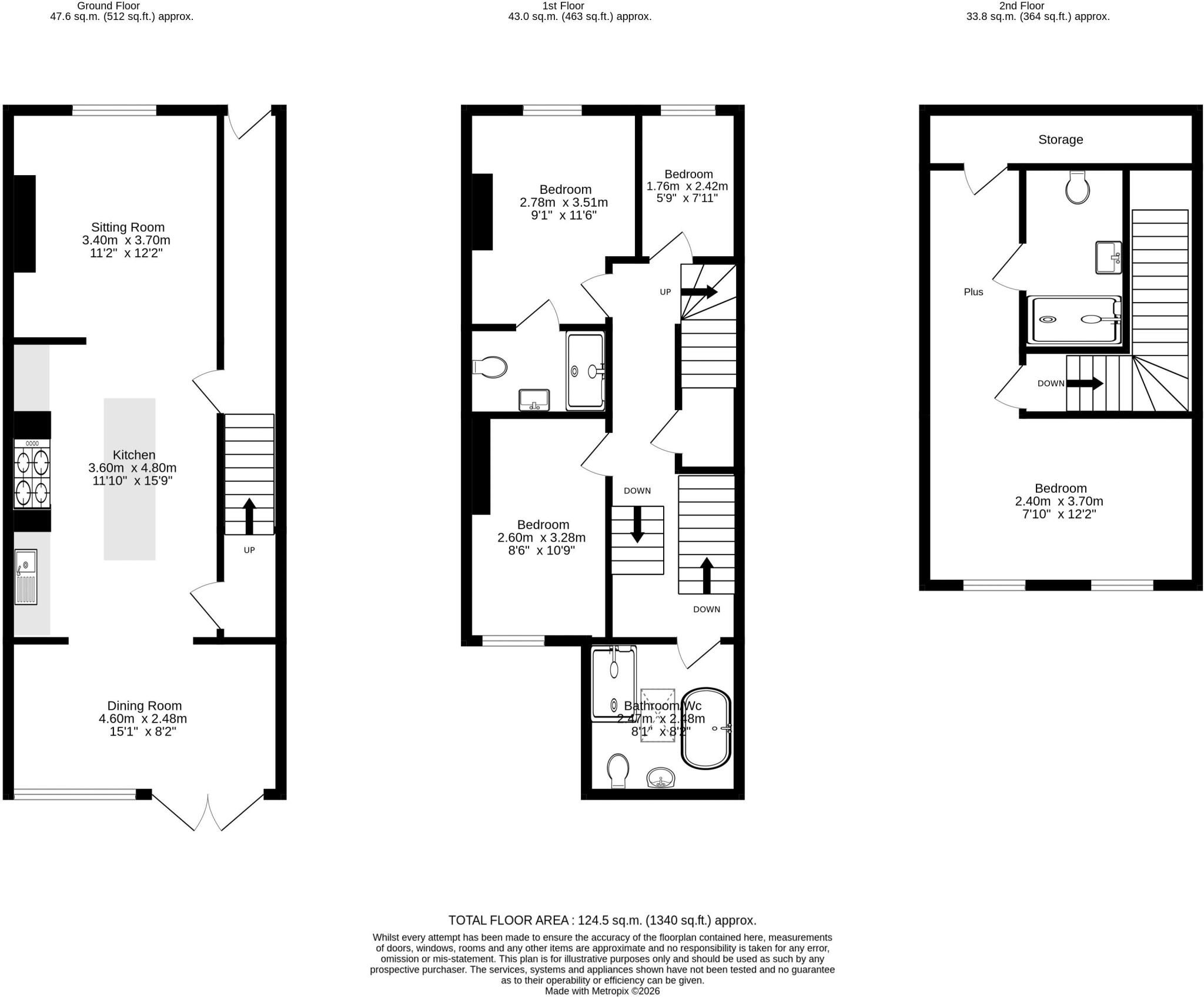 Hithe House, Leazes Street, Amble, Morpeth, Northumberland floorplan