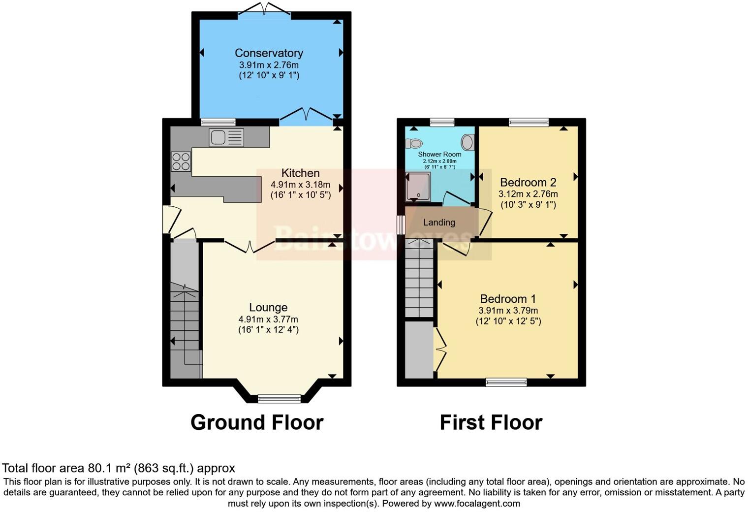 Wild Hill, Sutton-in-Ashfield, Nottinghamshire, NG17 floorplan