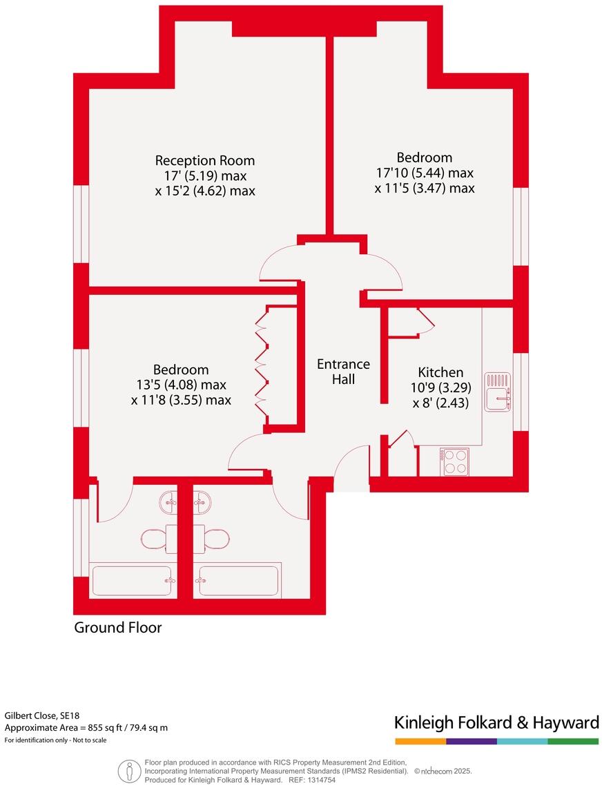 Royal Herbert Pavilions, Shooters Hill, London, SE18 floorplan