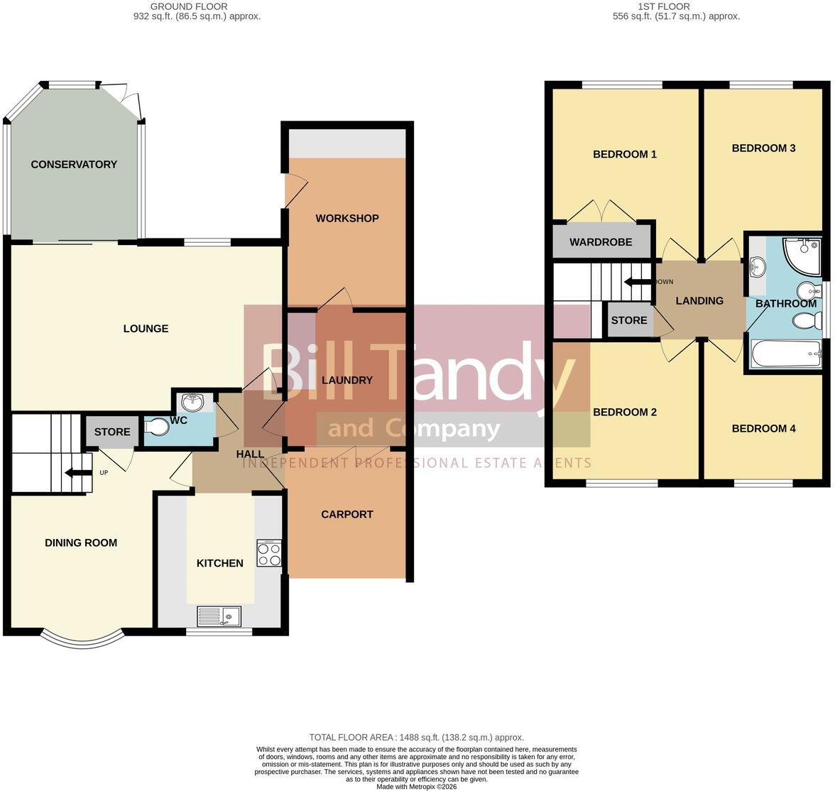 Tame Avenue, Burntwood, WS7 floorplan