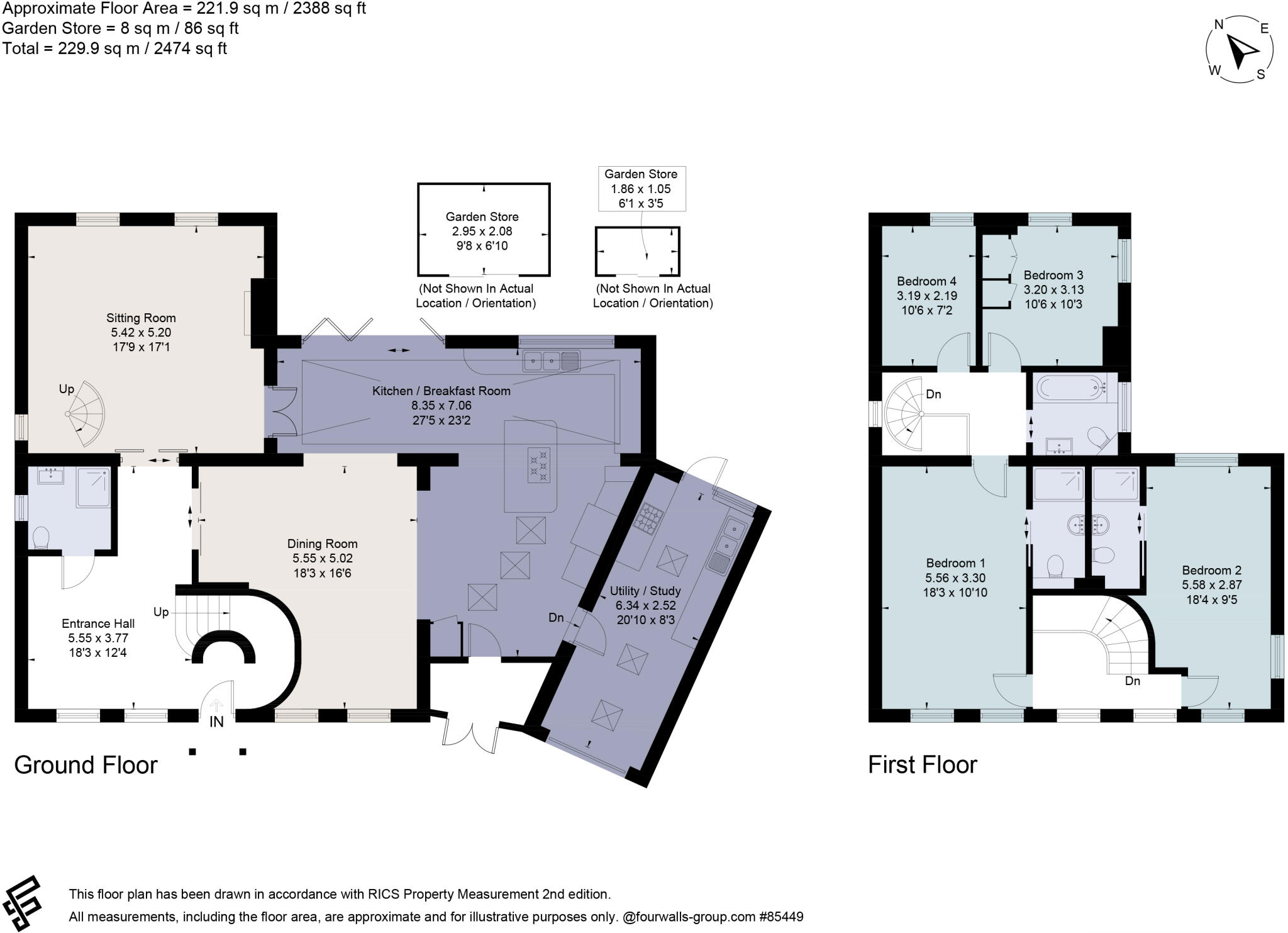 Oak Lodge Drive, Redhill, Surrey, RH1 floorplan