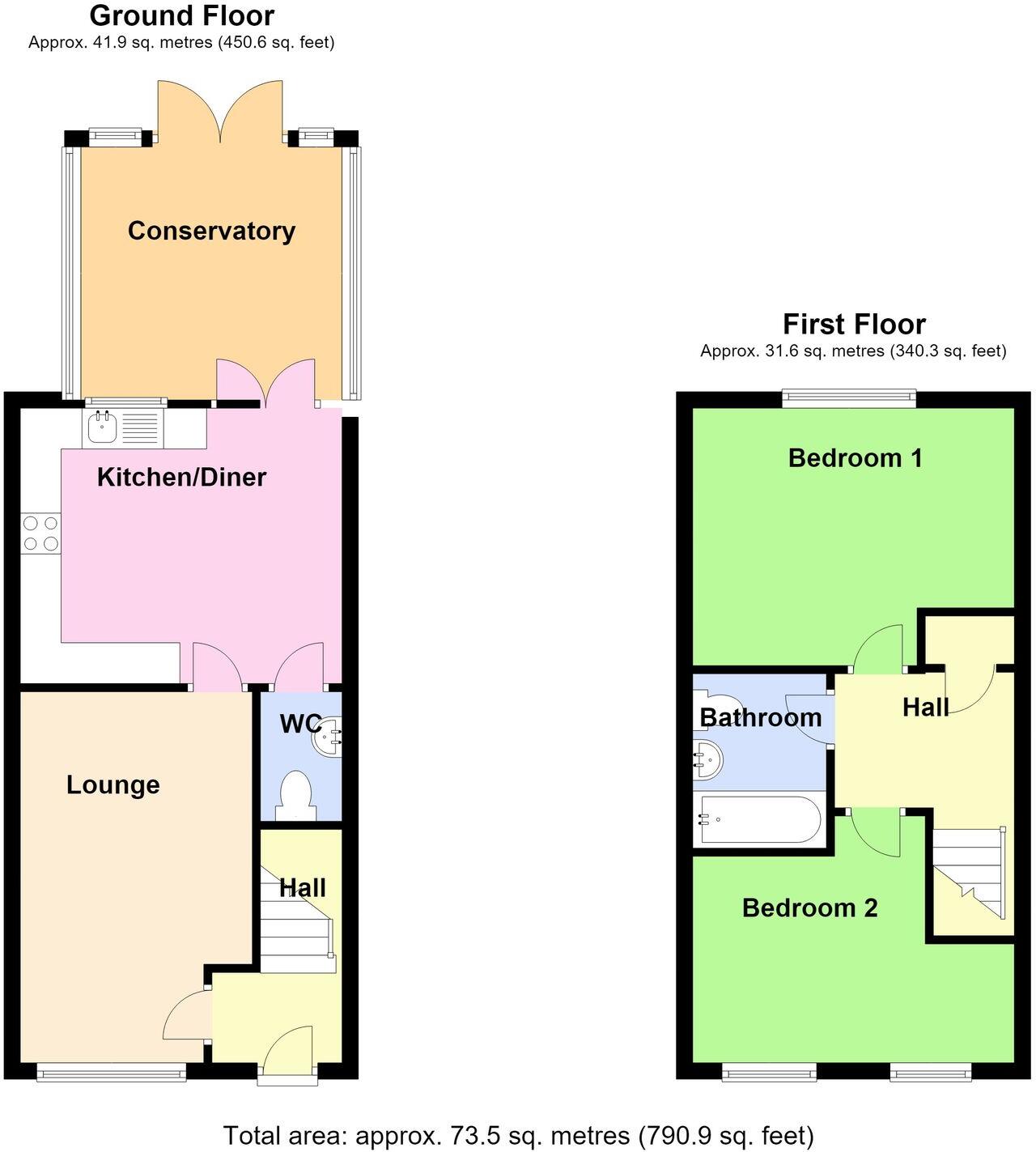 Braceby Road, Skegness, PE25 floorplan