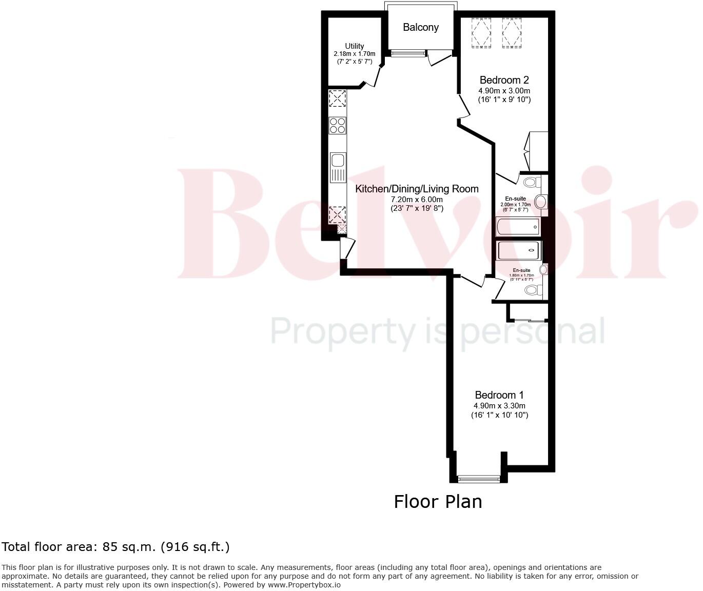 Wick Lane, Bury St Edmunds, IP33 floorplan