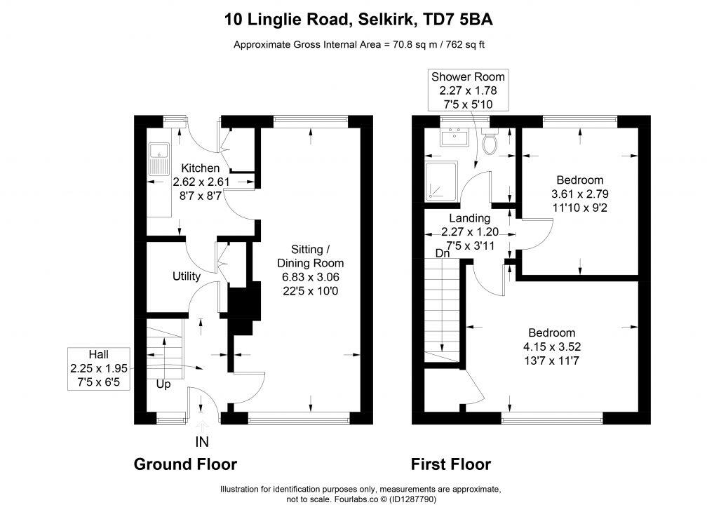 10 Linglie Road, Selkirk, TD7 5BA floorplan