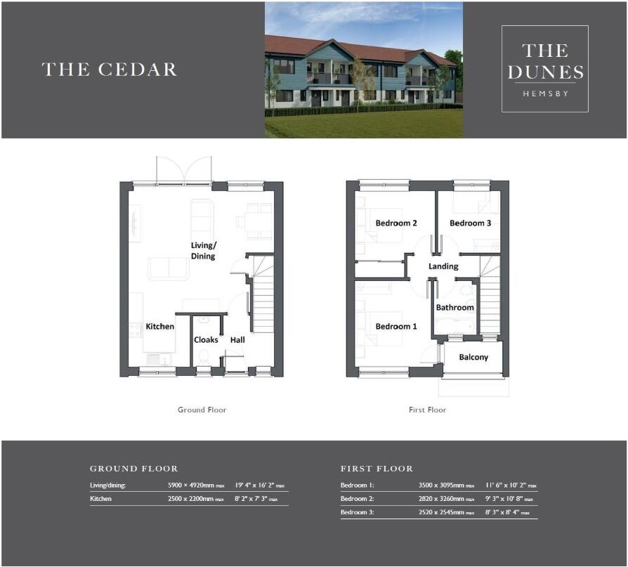 The Willows, Conifer Road, Hemsby, Great Yarmouth floorplan