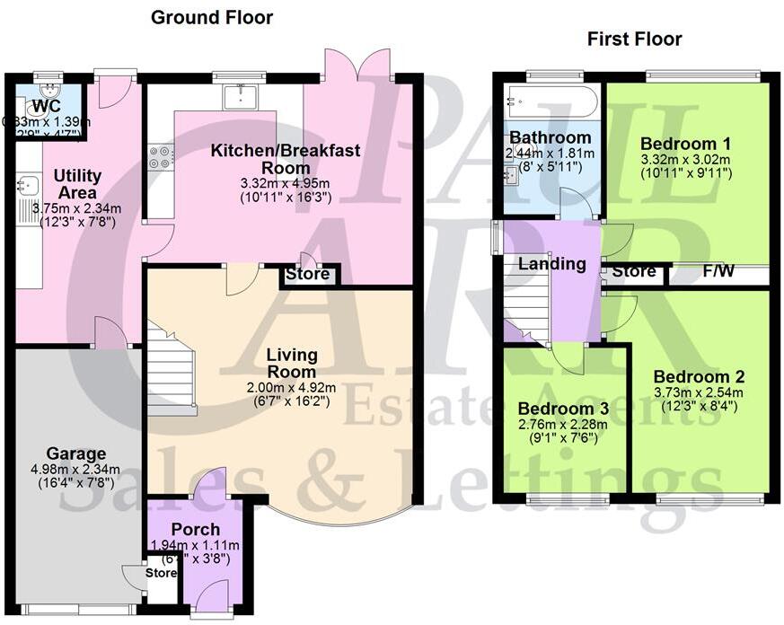 Arlen Drive, Great Barr, Birmingham B43 6RA floorplan
