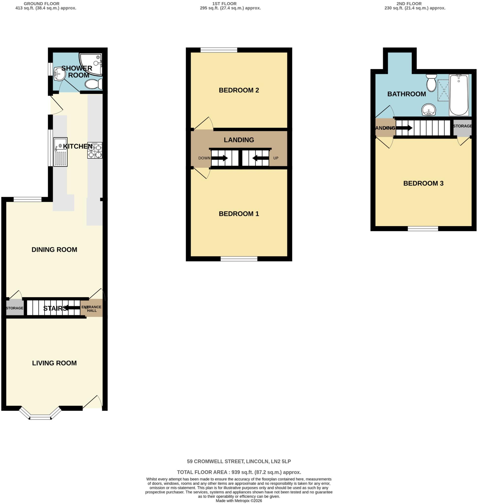Cromwell Street, Lincoln, LN2 floorplan