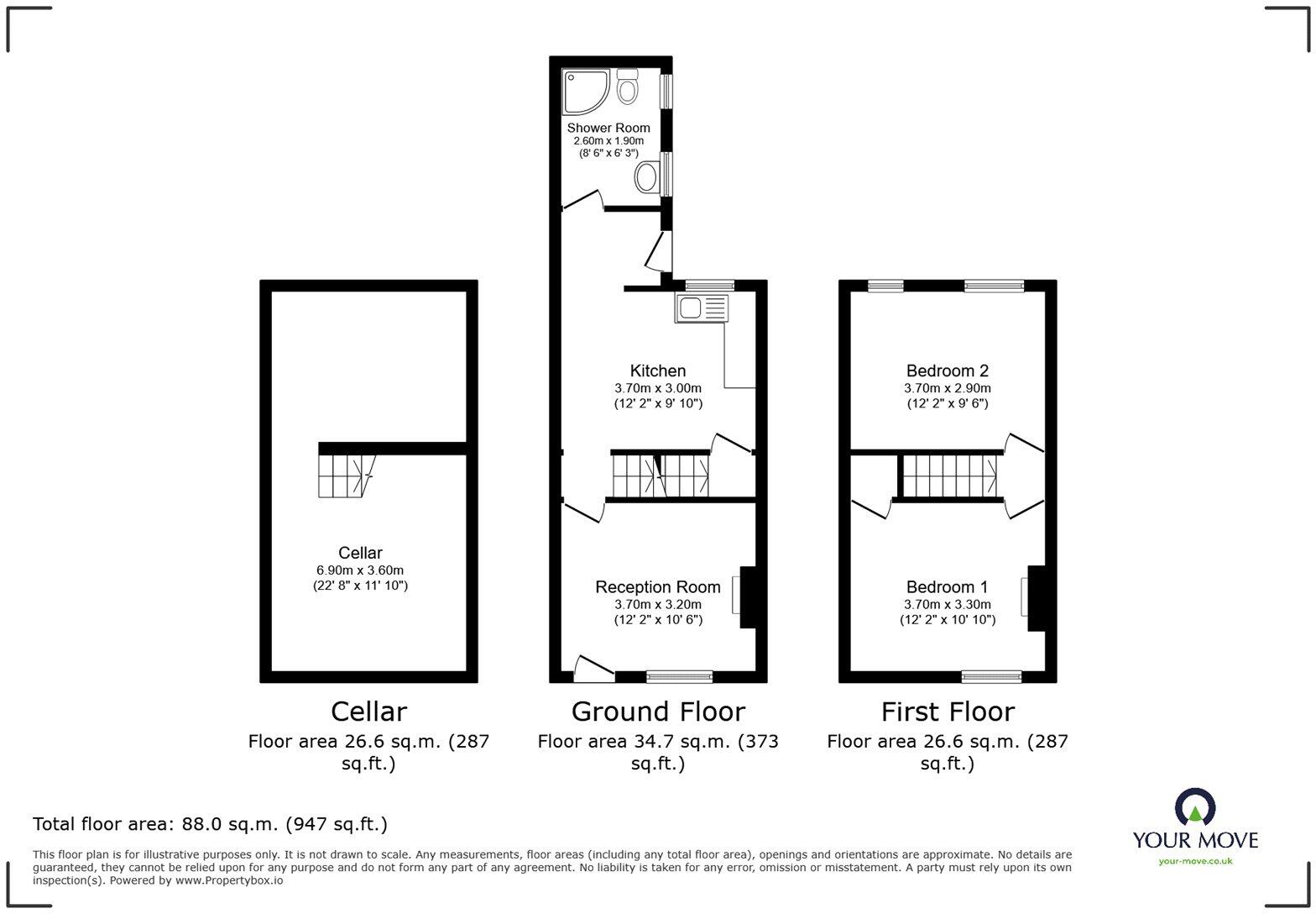 Grecian Street, Maidstone, Kent, ME14 floorplan
