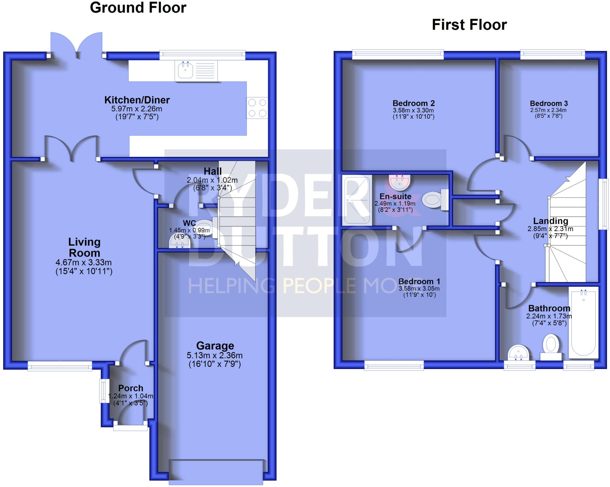 Repton Close, Bacup, Rossendale, OL13 floorplan