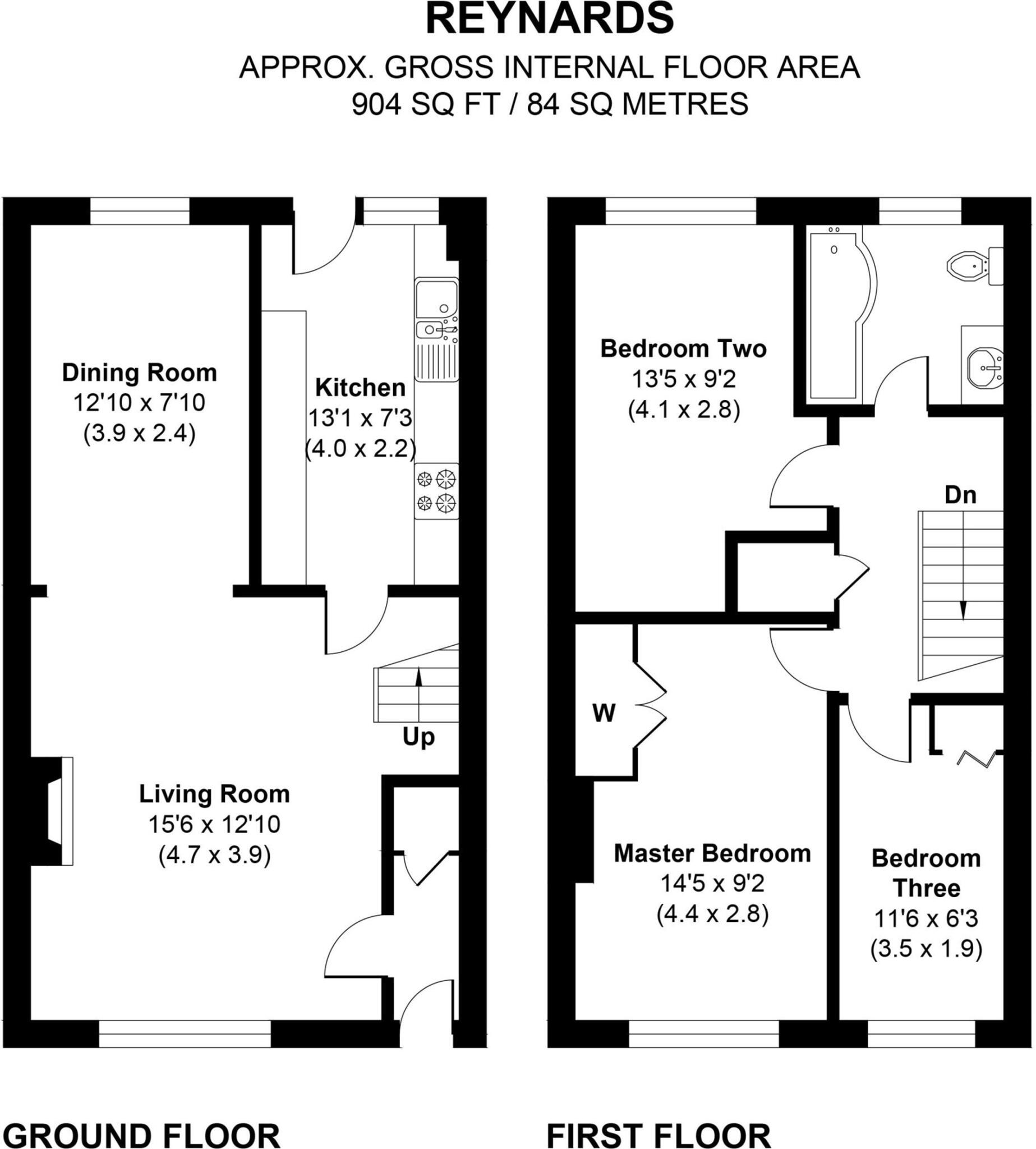 Reynards Close, Winnersh, Wokingham, Berkshire floorplan