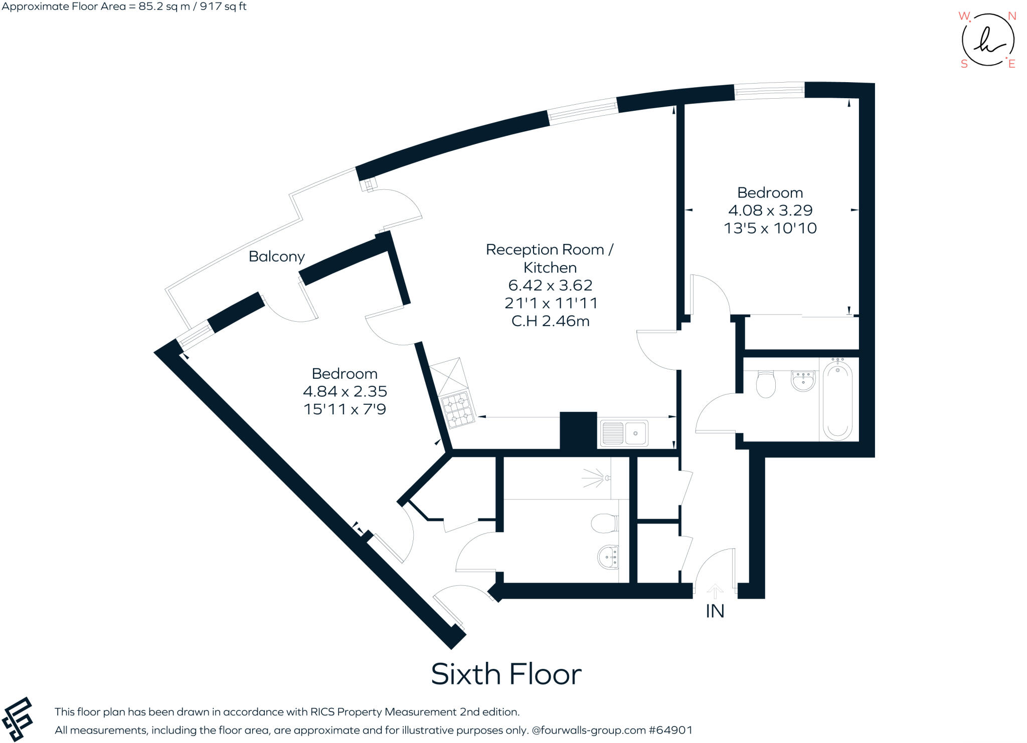 Deals Gateway, London, SE13 floorplan