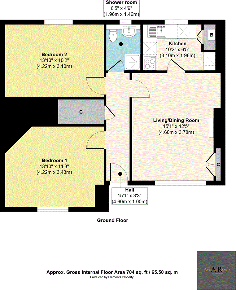 95 Redford Road, Edinburgh, EH13 floorplan
