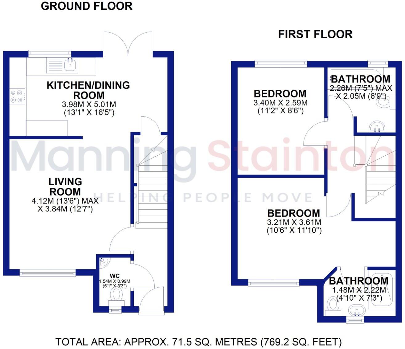 Oak Park Lane, Leeds, West Yorkshire floorplan