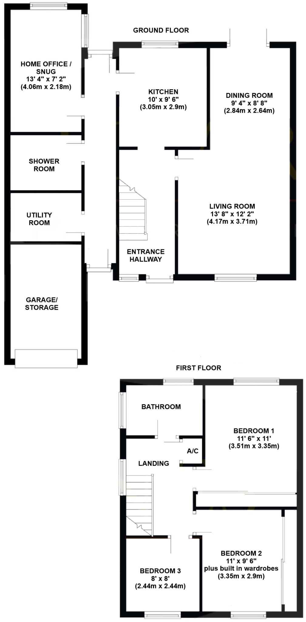 Chichester Walk, Merley floorplan