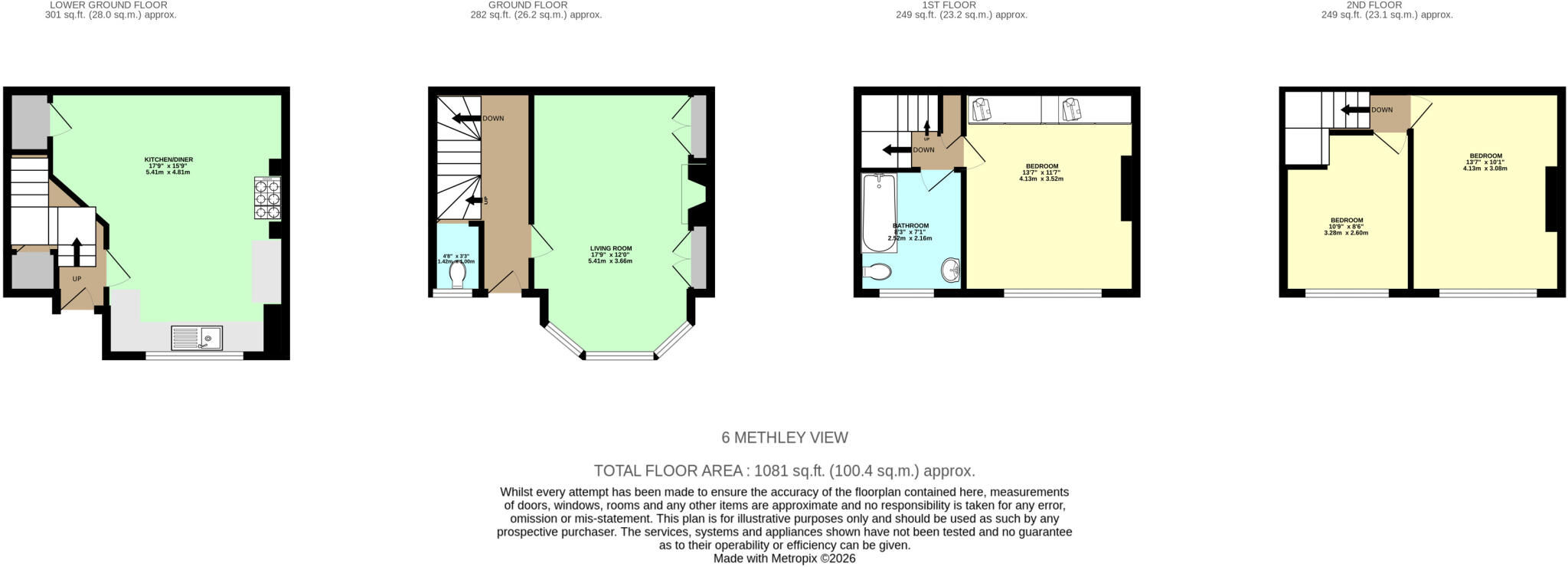 Methley View, Leeds, LS7 floorplan