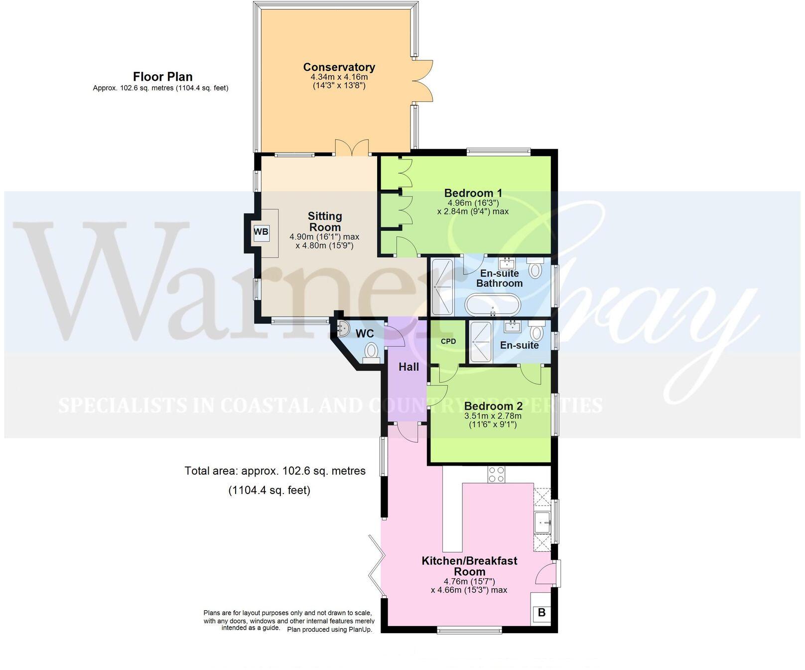 West Undercliff, Rye, TN31 floorplan