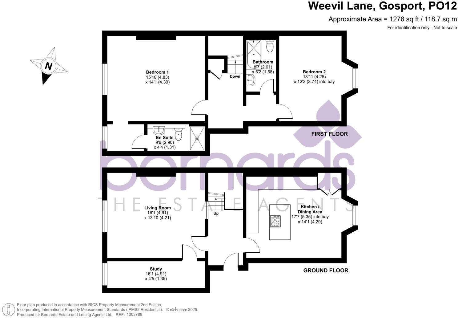 The Officers Quarters, Gosport floorplan