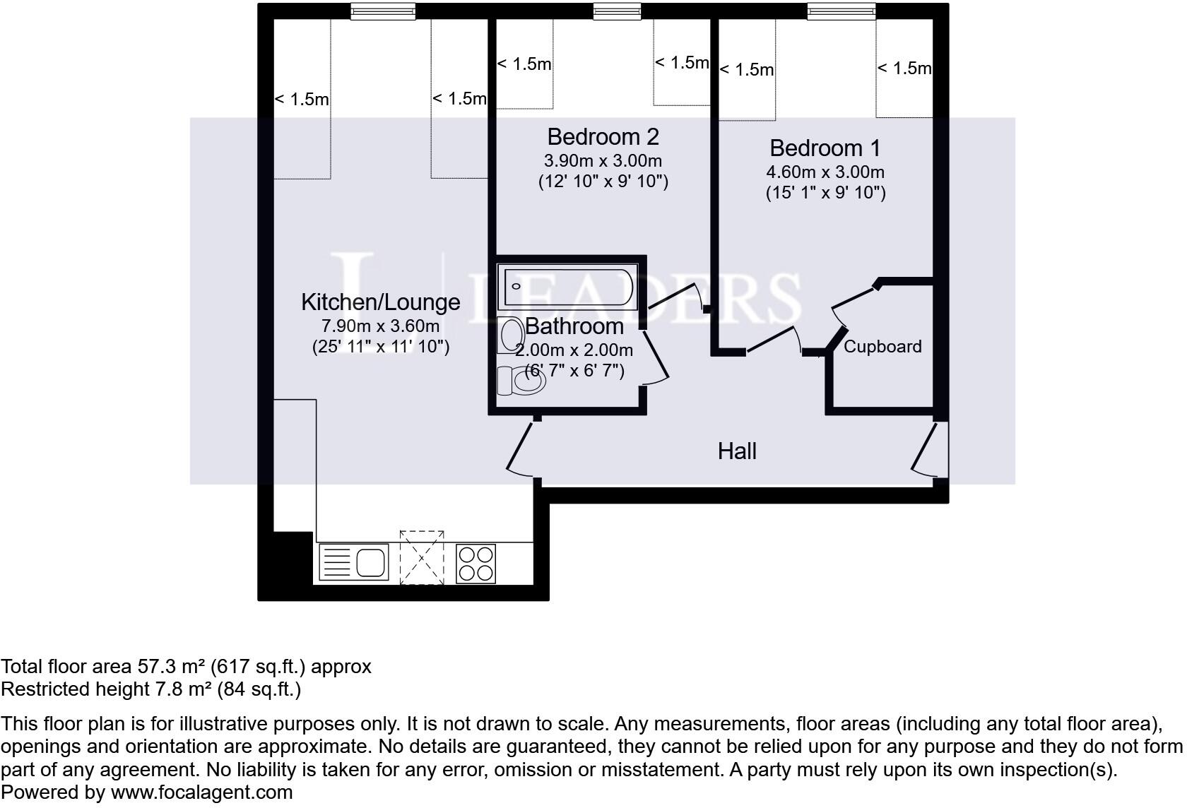 Baffins Court, St. Pirans Avenue, PO3 floorplan