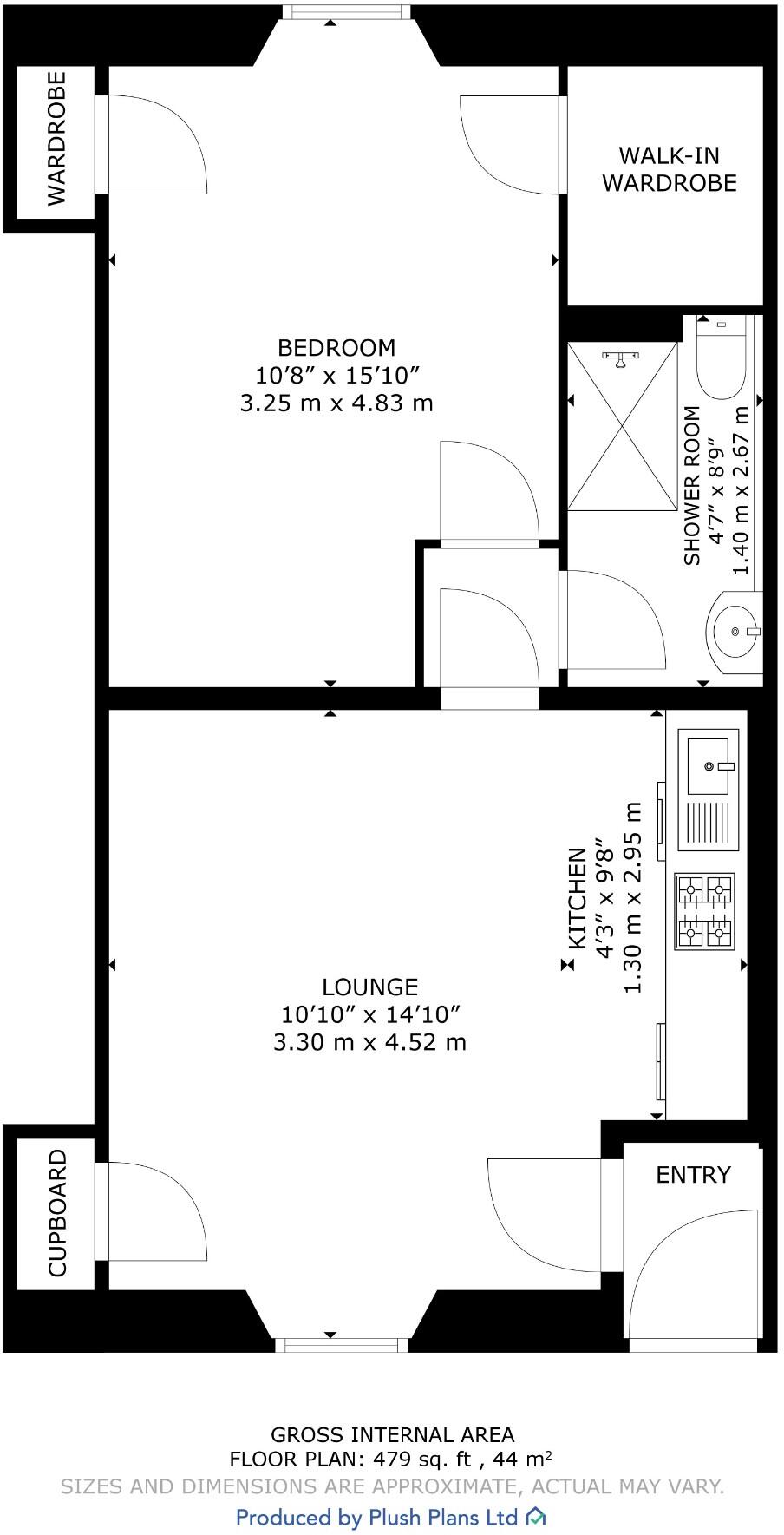 Comely Place, Falkirk, Stirlingshire, FK1 floorplan