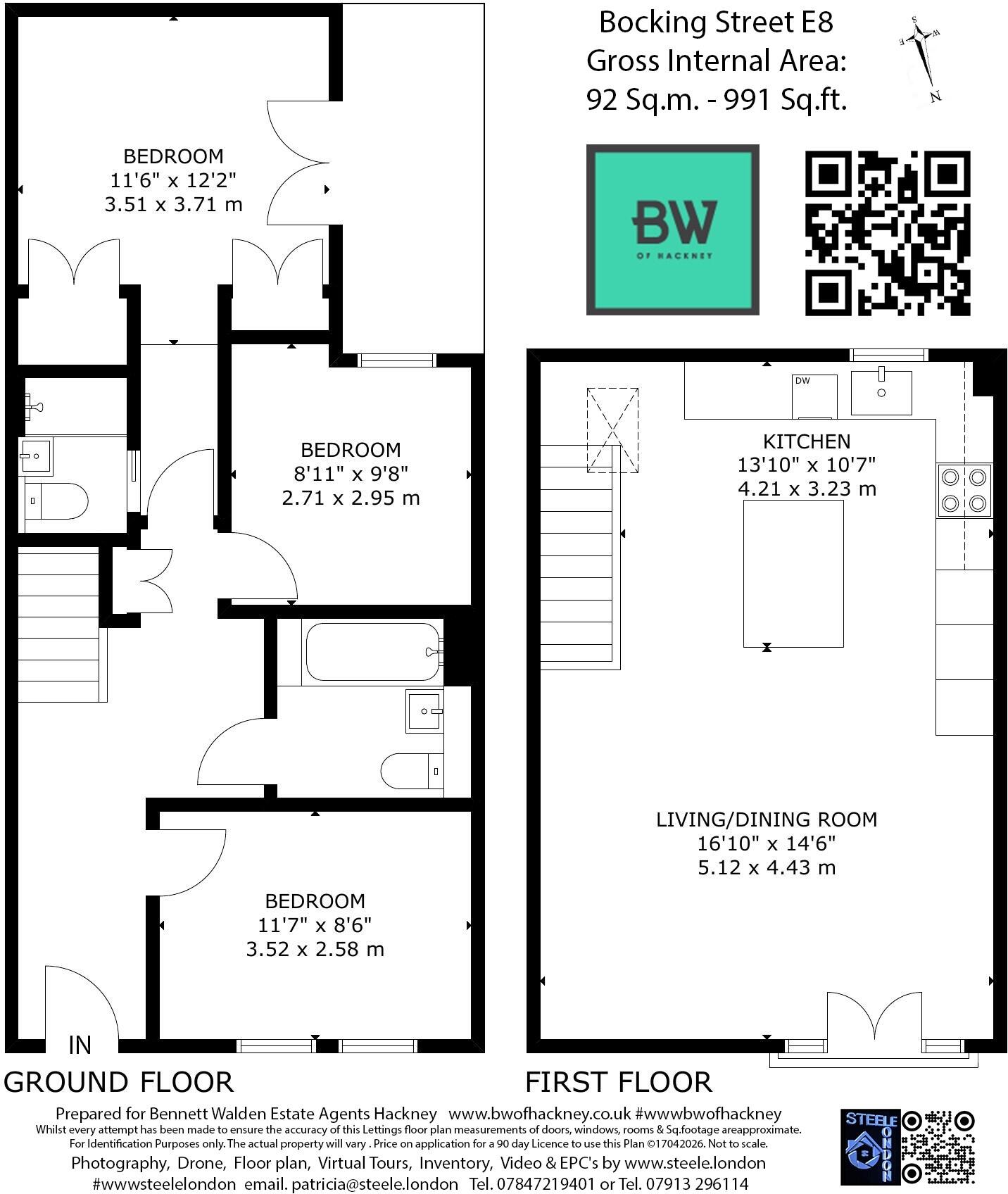 Bocking Street, Hackney, E8 floorplan