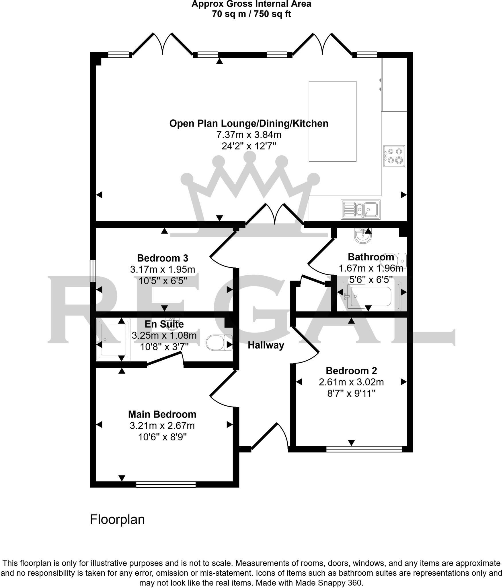 Eleanor Gardens, Walworth Road, Picket Piece, Andover, SP11 floorplan