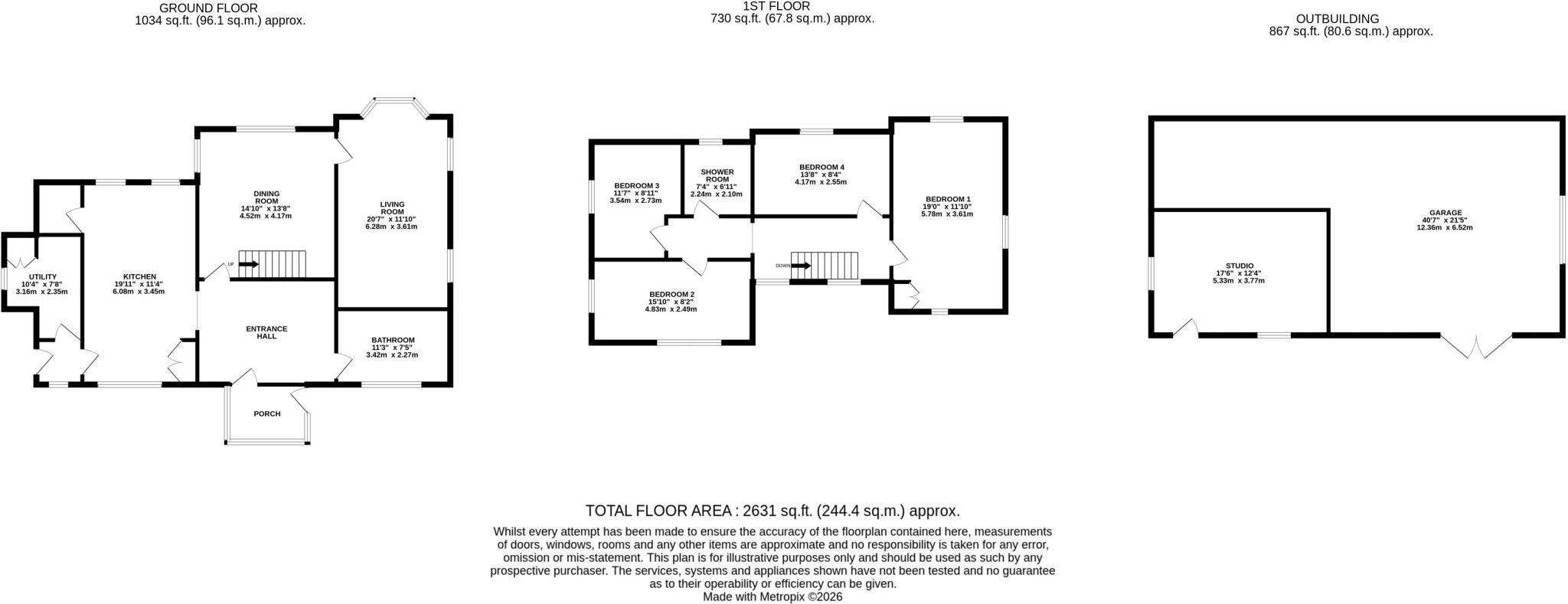 Authorpe, Louth, LN11 floorplan