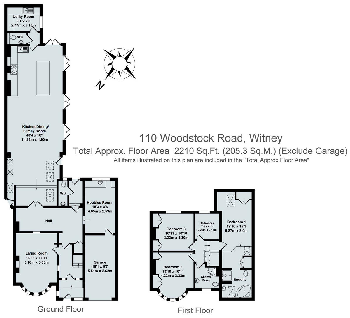 Woodstock Road, Witney, OX28 floorplan