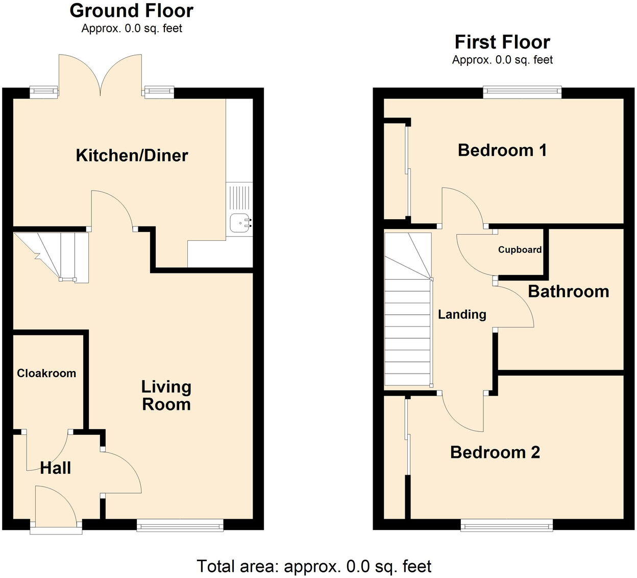Crampton Close, Midway, Swadlincote, Derbyshire, DE11 7FS floorplan