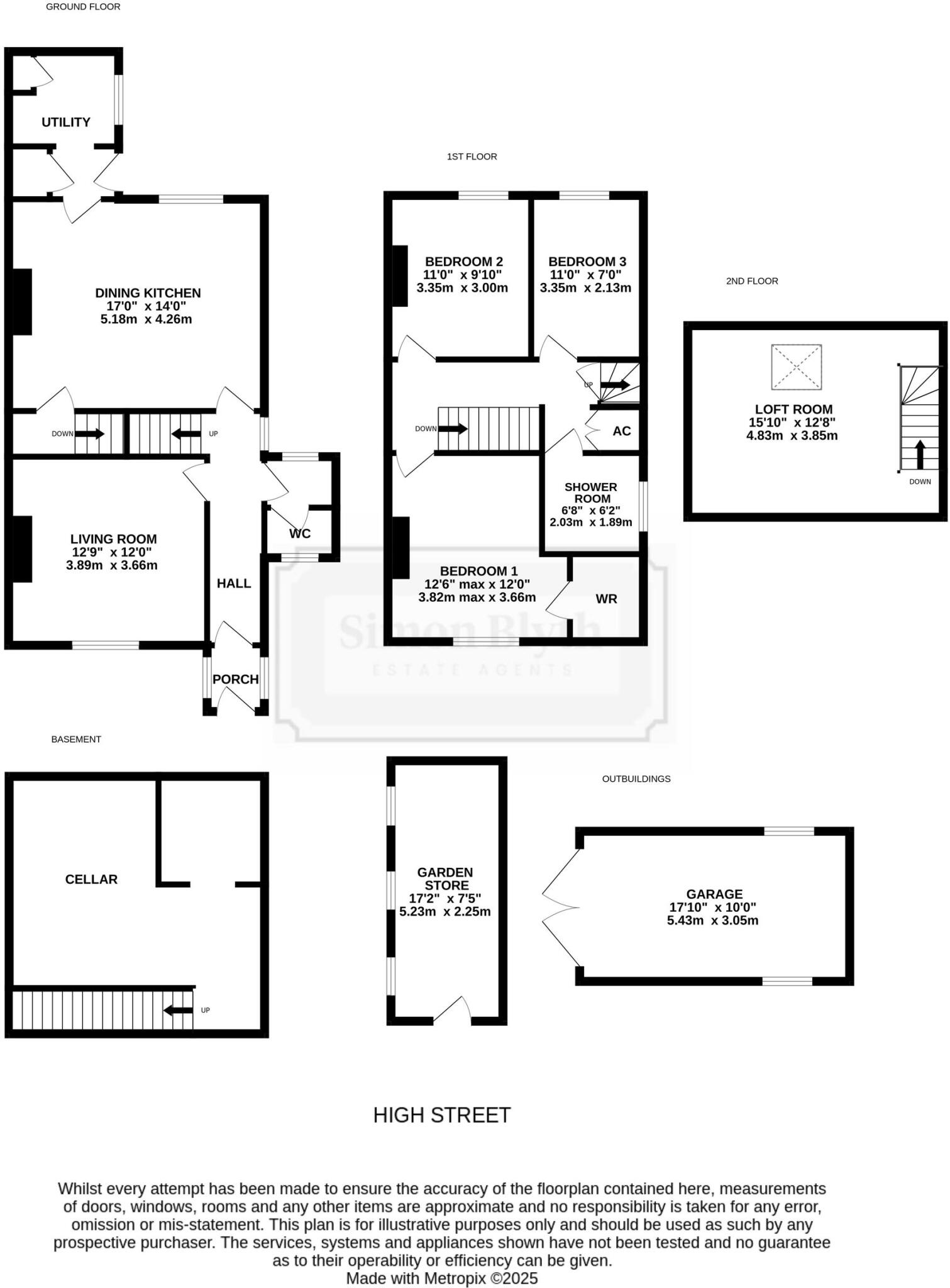 Silcroft, High Street, Clayton West, HD8 floorplan