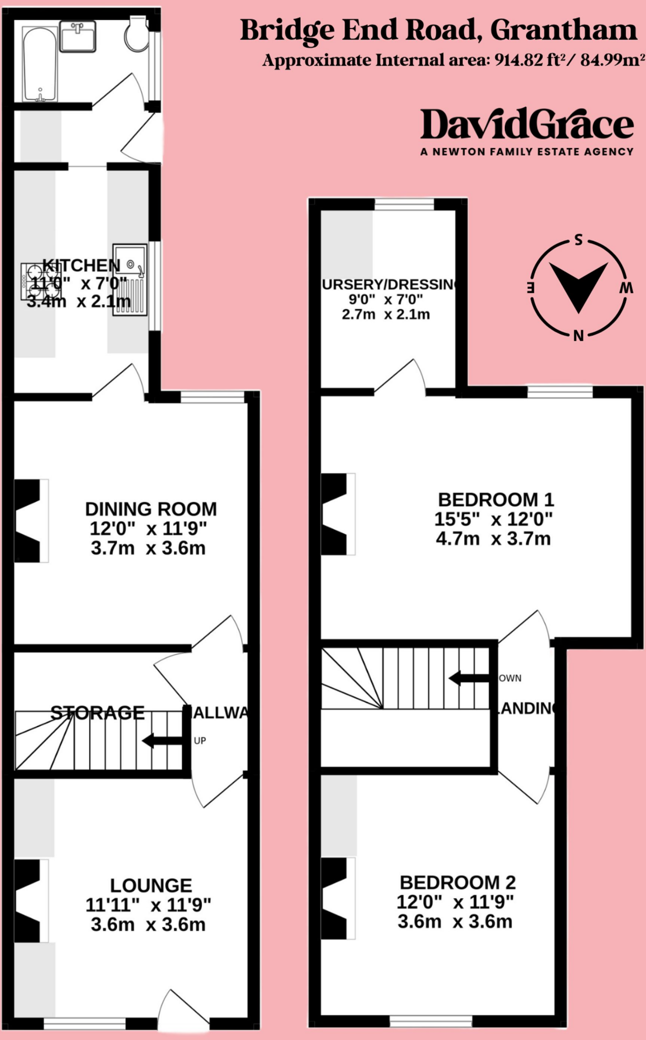 Bridge End Road, Grantham, NG31 floorplan