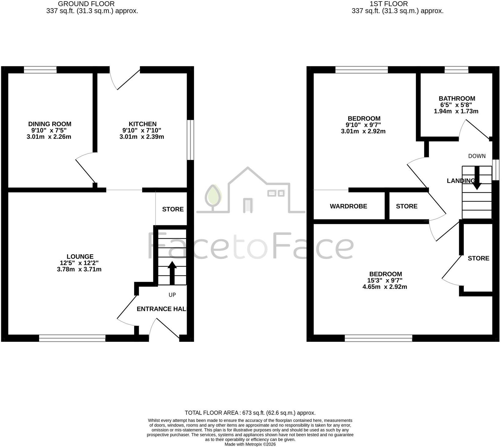 Calderbrook Road, Littleborough, OL15 floorplan