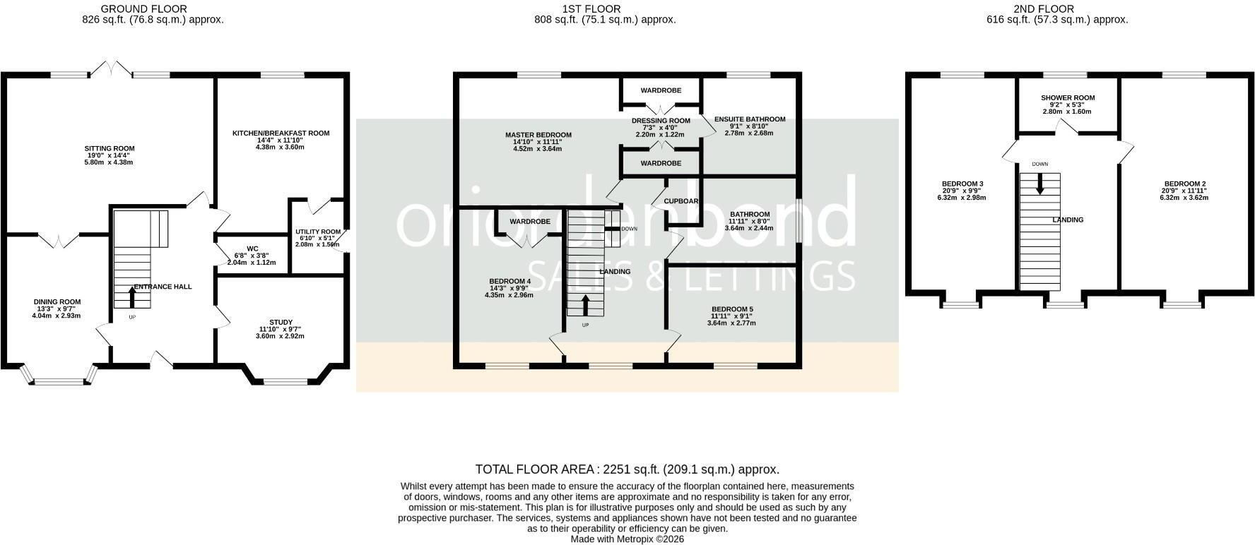 The Meadows, Grange Park, Northampton NN4 floorplan