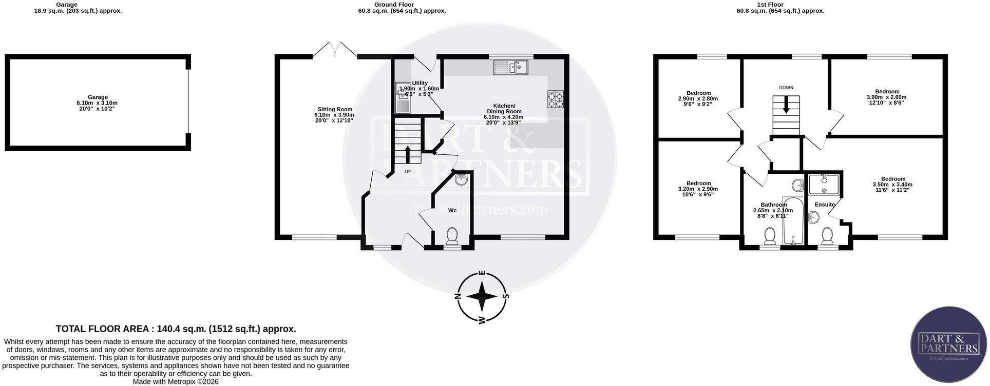 St. Georges Lane, Holcombe, EX7 floorplan