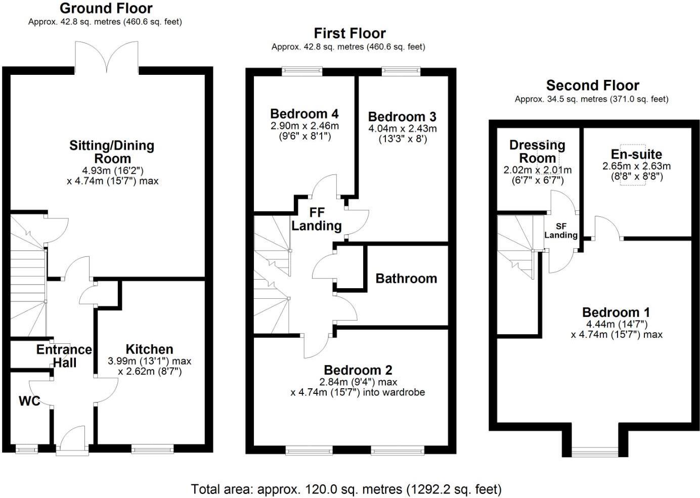 Spring Close, Haverhill floorplan