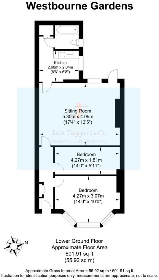 Westbourne Gardens, Hove floorplan