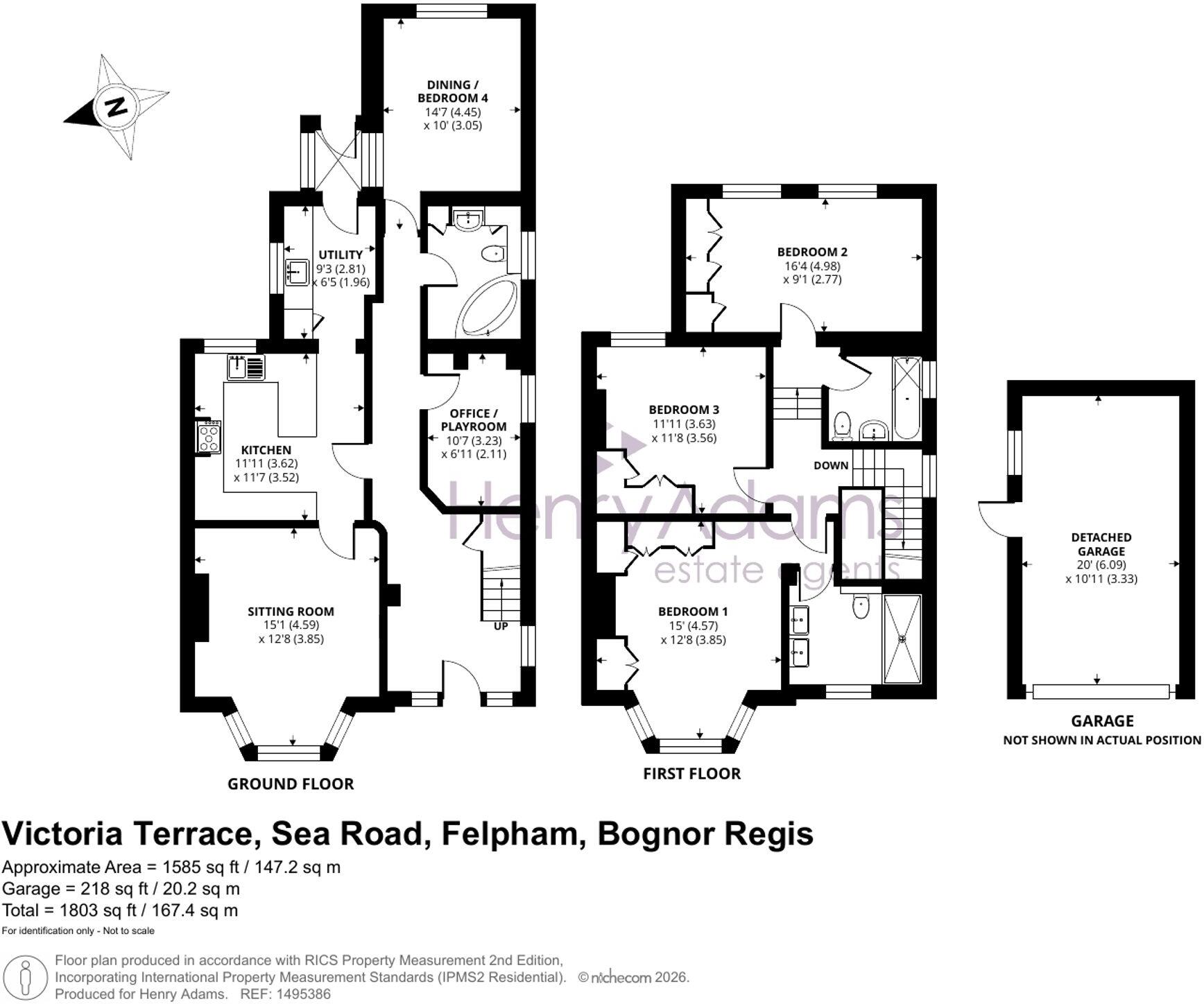 Sea Road, Felpham, PO22 floorplan