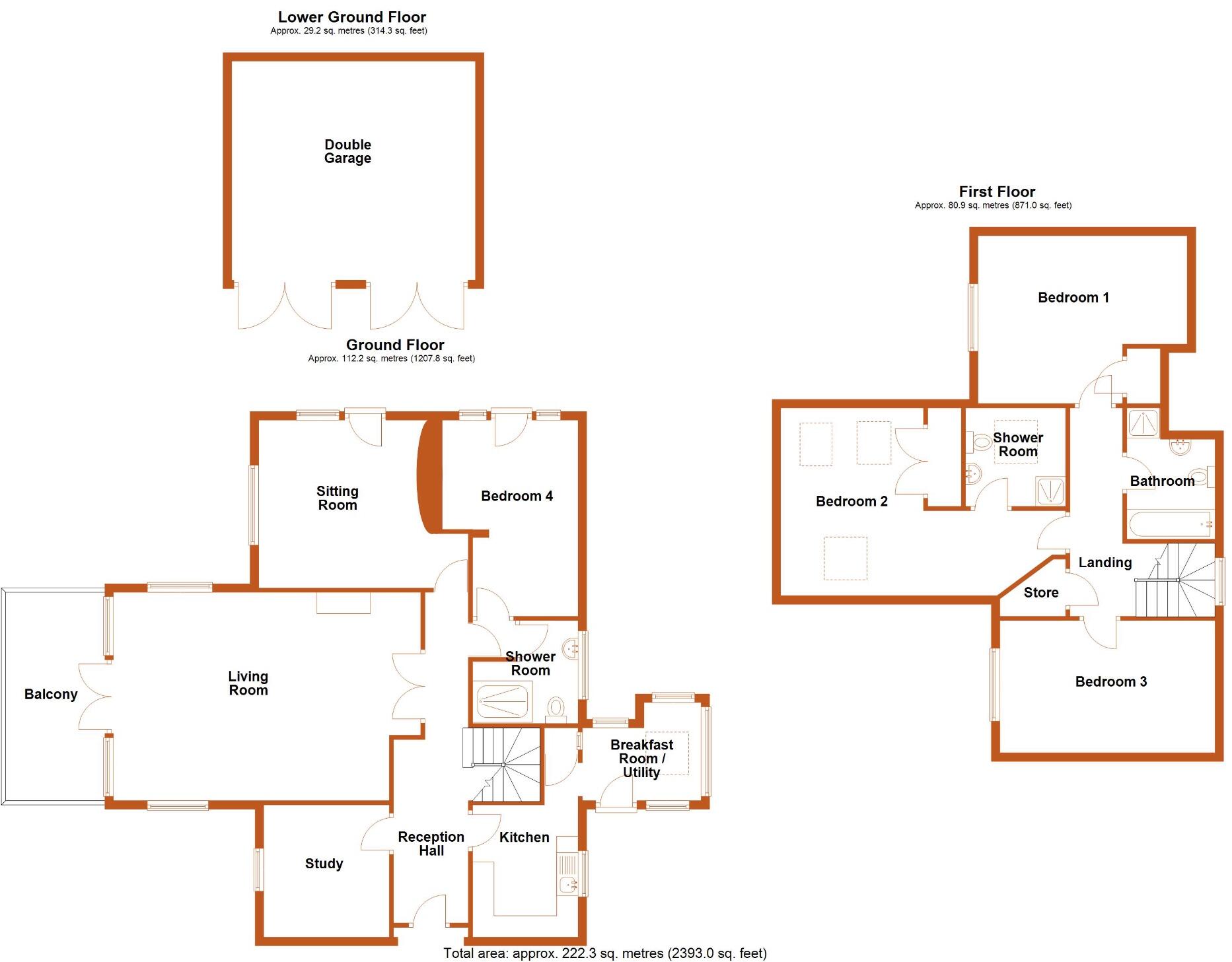 Cassia Green, Marton, Whitegate floorplan